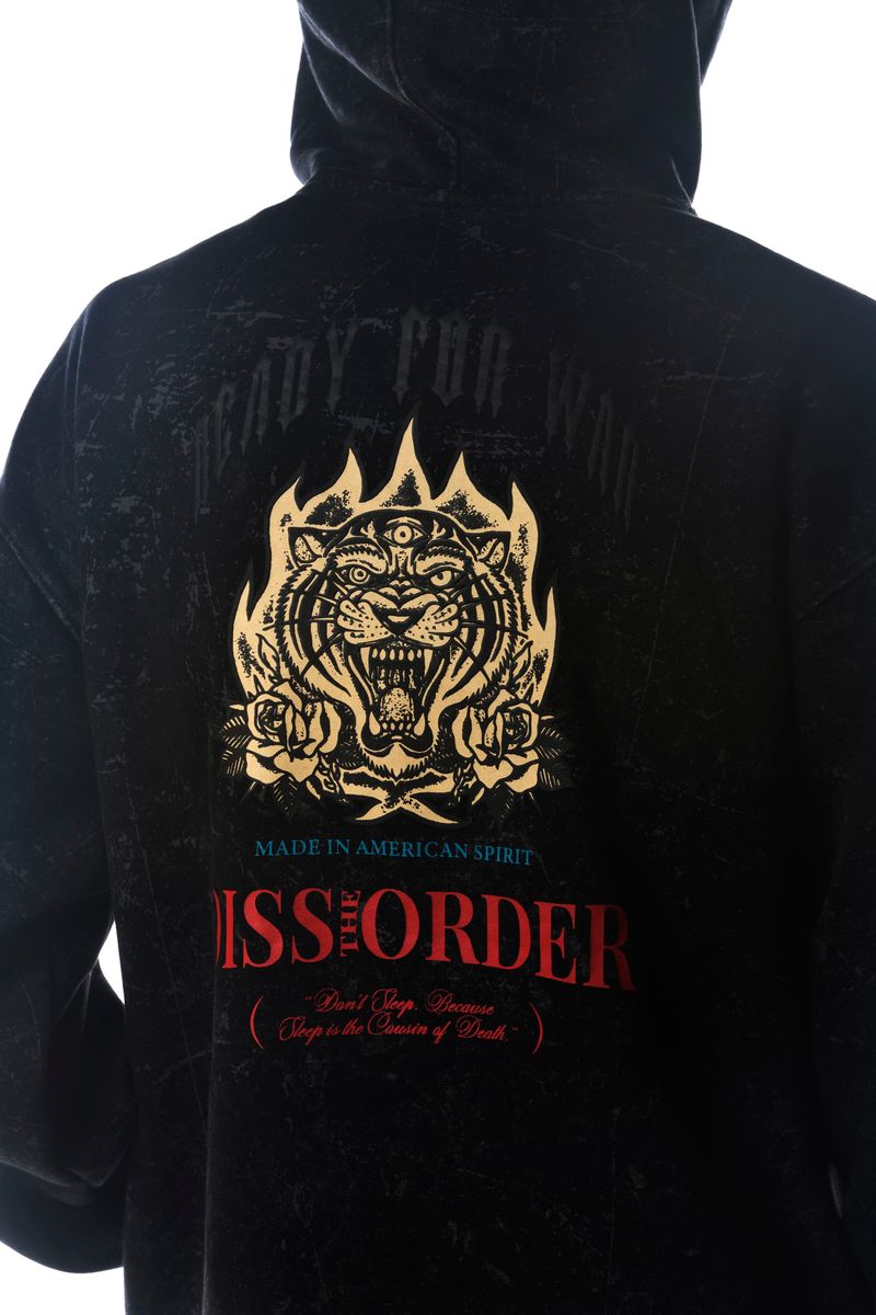 DISSORDER 'Ready For War' Pullover Hoodie (Black) GN4104-BLK