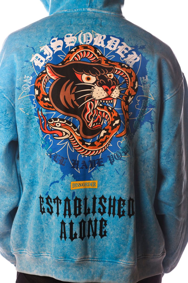 DISSORDER 'Established Alone' Zip Up Hoodie (Aqua) GN4103-AQU