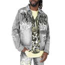 Smoke Rise 'Dystopia' Denim Jacket (Eris Grey) JJ25146 - FRESH N FITTED