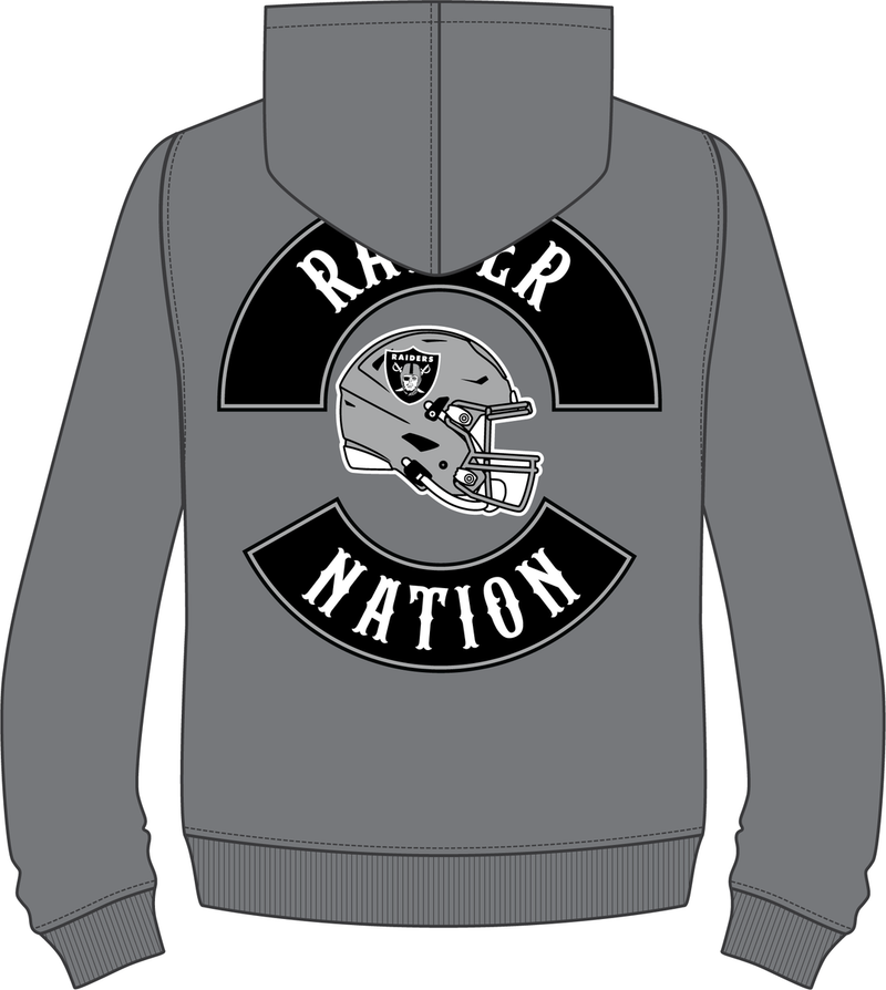 Pro Standard Las Vegas Raiders 'Born For Sport' Hoodie FOR5411083 (Grey)