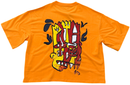LGNDZ ' Bloody Bart ' Oversized Cropped T-Shirt (Orange) LG1407 - FRESH N FITTED