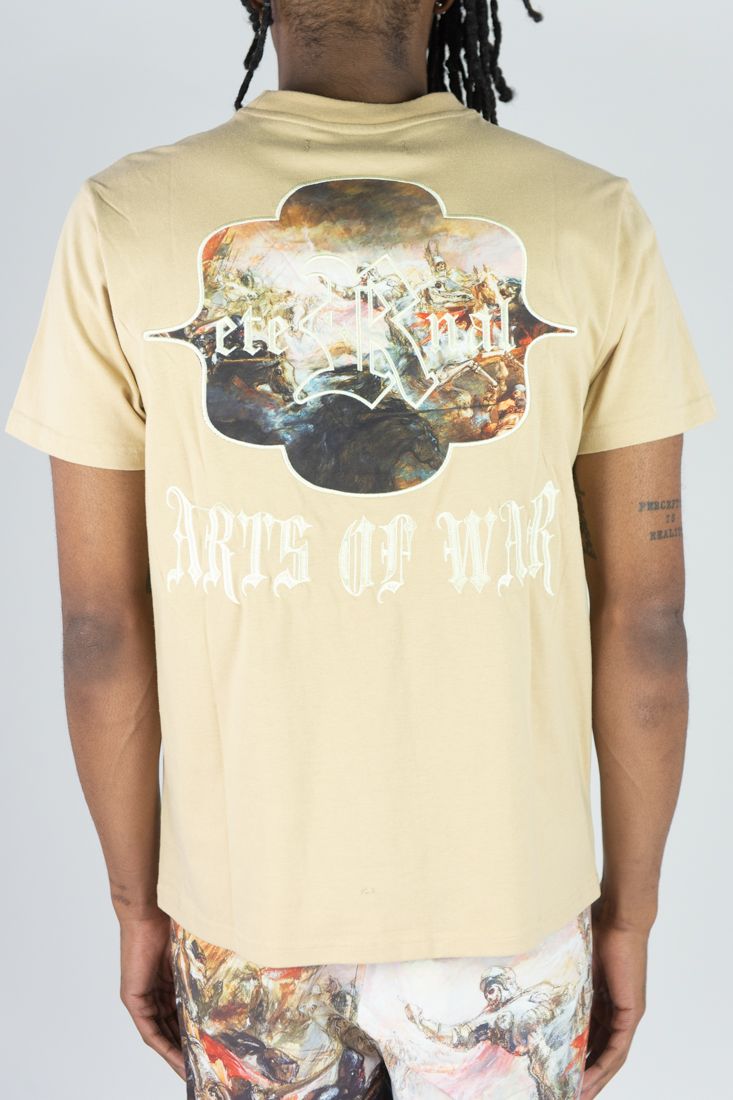 Rebel Minds 'Arts Of War' Graphic T-Shirt (Khaki) 151-113