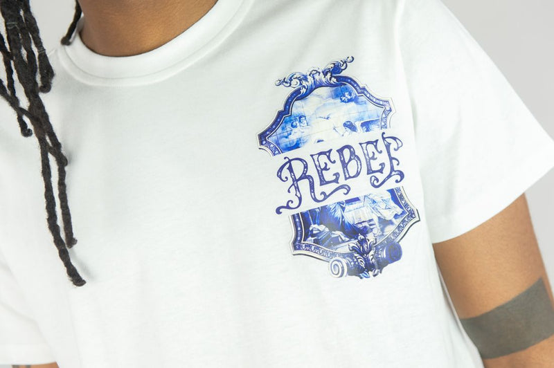 Rebel Minds 'Blessed And Gifted' Graphic T-Shirt (White) 151-118