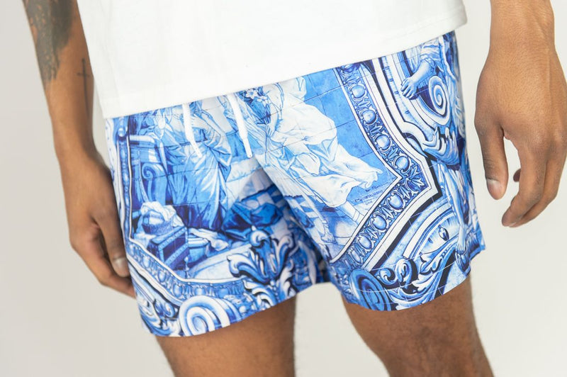 Rebel Minds 'Blessed And Gifted' Board Shorts (Blue) 151-918