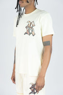 Rebel Minds 'Rebel Life' Tapestry T-Shirt (Cream) 151-131 - FRESH N FITTED