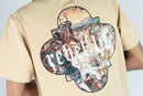 Rebel Minds 'Rebel Life' Camp T-Shirt (Beige) 151-731 - FRESH N FITTED