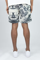 Rebel Minds 'Empire' Tapestry Shorts (Grey) 151-931 - FRESH N FITTED