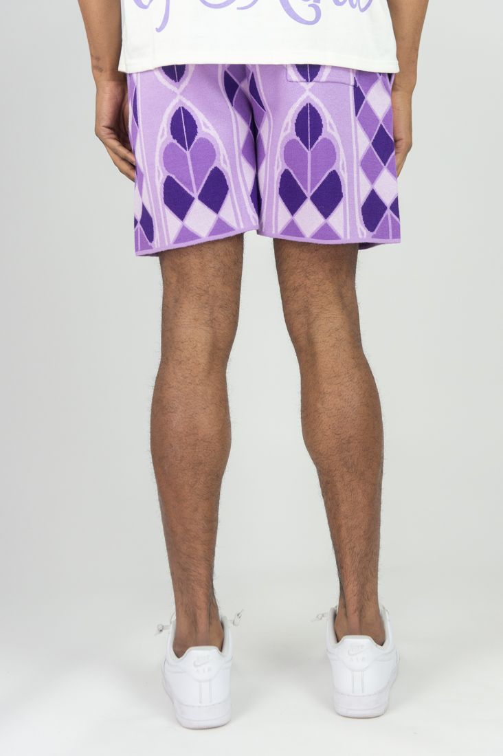 Rebel Minds 'Peace Of Mind' Sweater Shorts (Lavender) 151-942