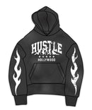 Reason 'Hustle' Hoodie (Black) RS5-146 - FRESH N FITTED