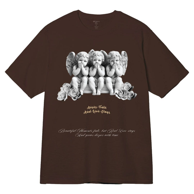 3Forty Inc. 'Three Angels' T-Shirt (Brown) A36 - FRESH N FITTED