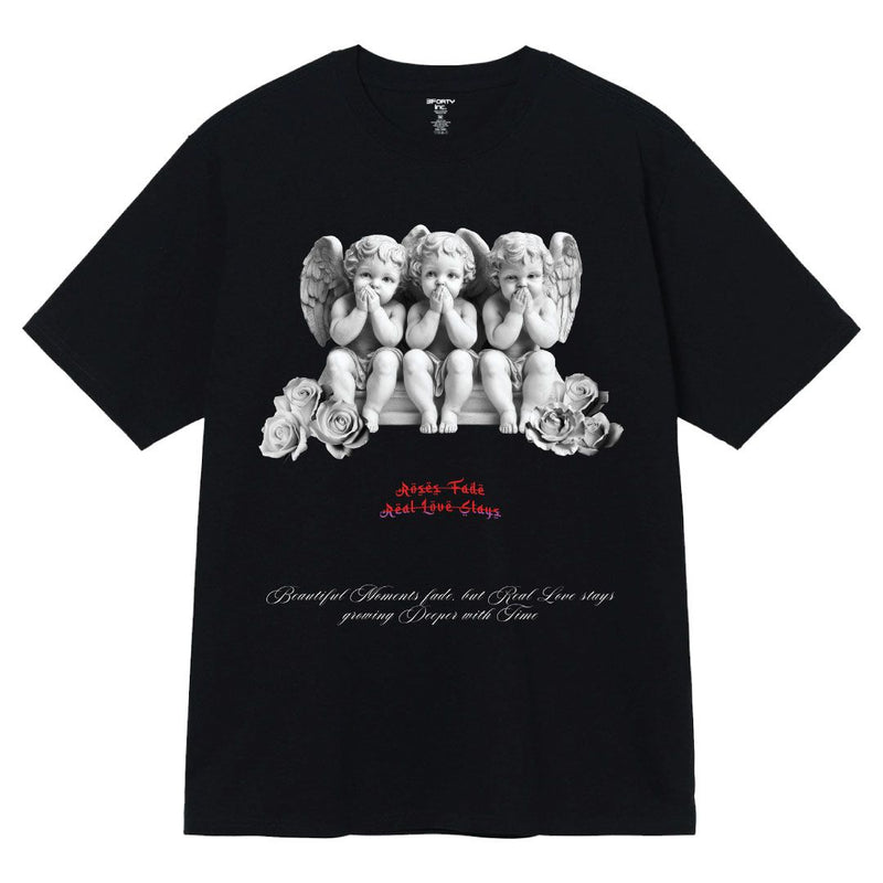 3Forty Inc. 'Three Angels' T-Shirt (Black) A36 - FRESH N FITTED