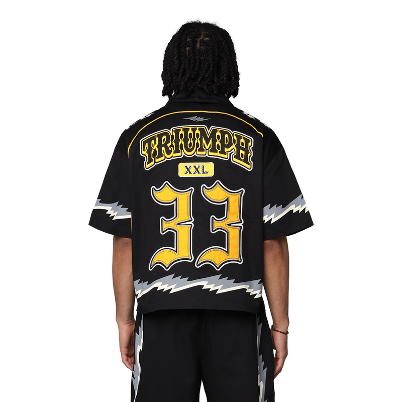 Smoke Rise 'Triumph' Woven Shirt (Black) WH25587 - FRESH N FITTED
