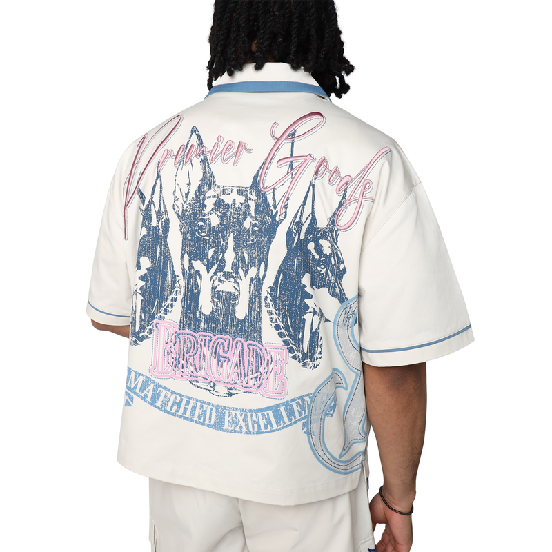 Smoke Rise 'Premier' Woven Shirt (Coronet Blue) WH25588 - FRESH N FITTED