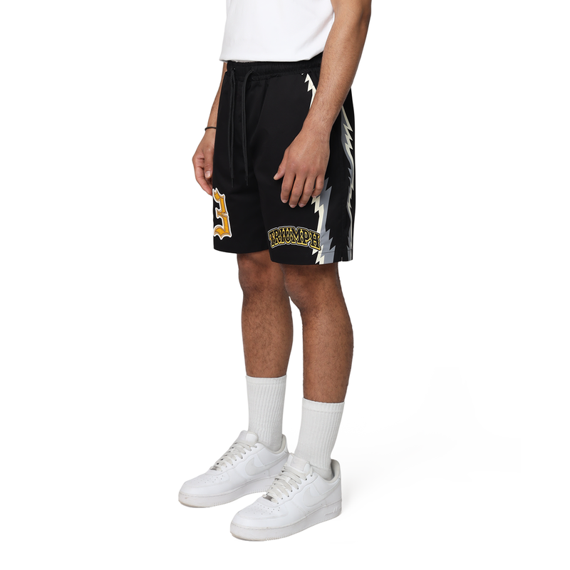 Smoke Rise 'Triumph' Woven Shorts (Black) WS25587 - FRESH N FITTED