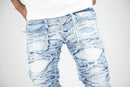 Roar Denim 'X Fray' Stacked Flare Denim (Lt.Blue) G52-641