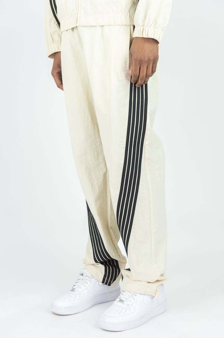 Rebel Minds 'Bent Stripes' Nylon Sweatpants (Cream) 100-490