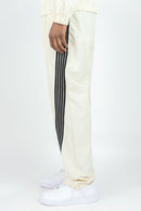 Rebel Minds 'Bent Stripes' Nylon Sweatpants (Cream) 100-490