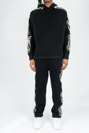 Rebel Minds 'Blessed' Fleece Sweatpants (Black) 152-411 - FRESH N FITTED