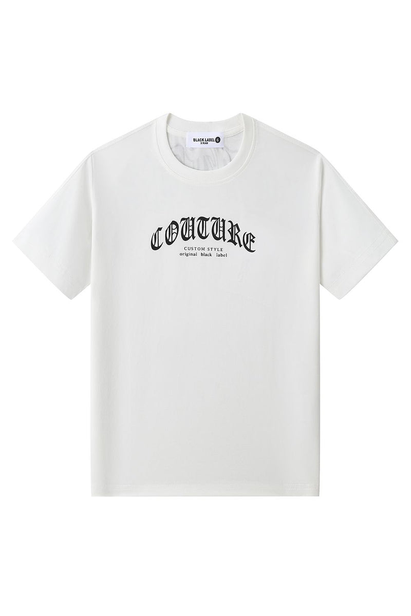 Black Label Kids 'Couture' T-Shirt (White) - FRESH N FITTED