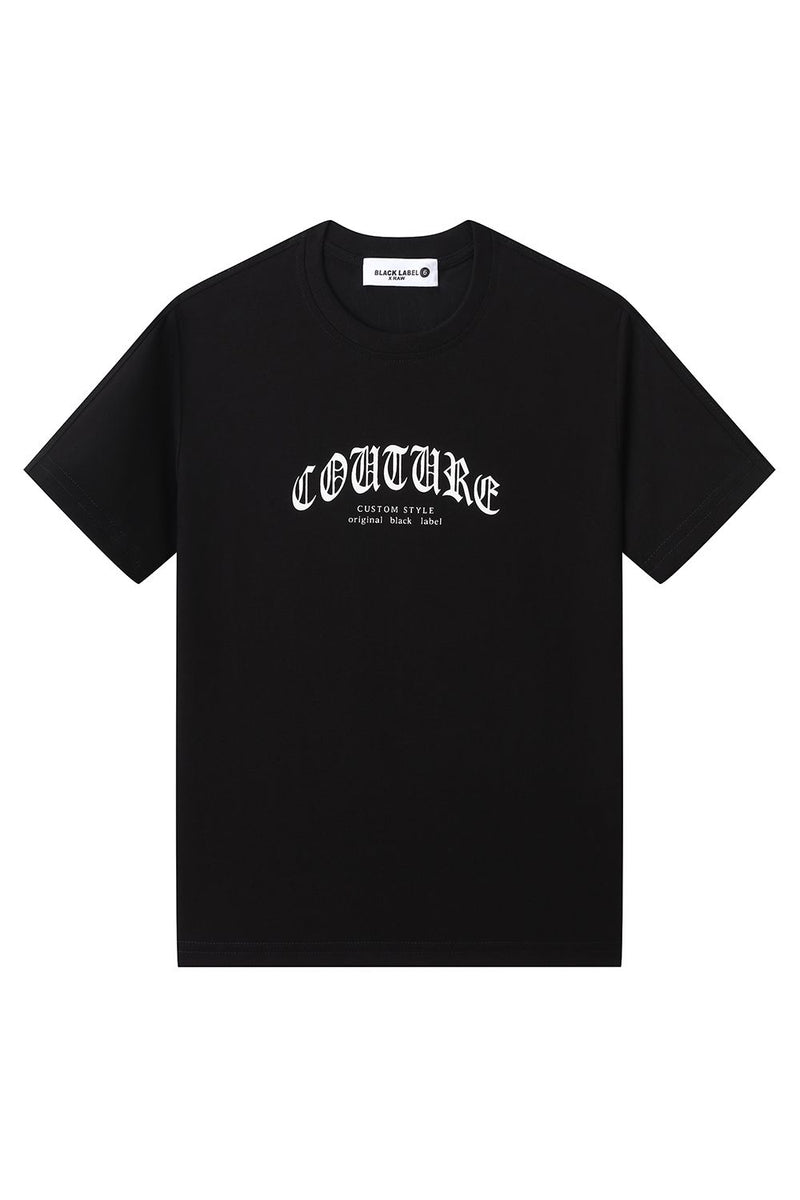 Black Label Kids 'Couture' T-Shirt (Black) - FRESH N FITTED