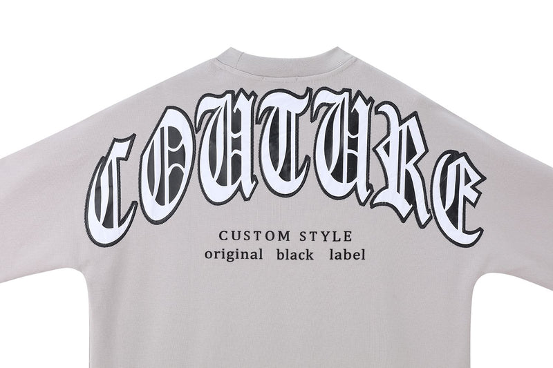 Black Label 'Couture' T-Shirt (Grey) 999-10 - FRESH N FITTED