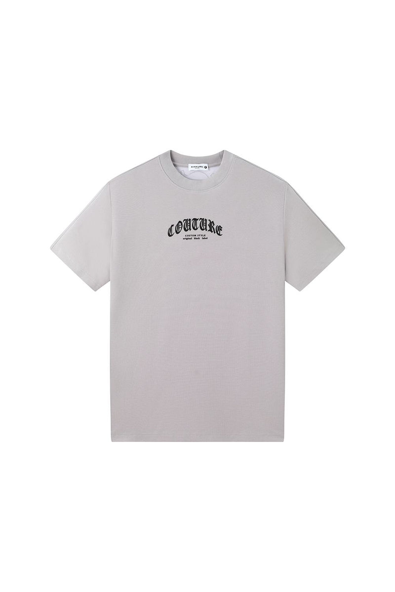 Black Label 'Couture' T-Shirt (Grey) 999-10 - FRESH N FITTED
