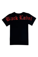 Black Label Kids 'BL Bling' T-Shirt (Black/Red) - FRESH N FITTED