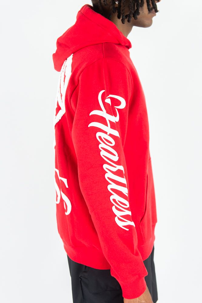 Rebel Minds 'Heartless' Hoodie (Red) 152-321