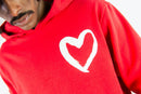 Rebel Minds 'Heartless' Hoodie (Red) 152-321 - FRESH N FITTED