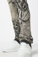 Waimea 'Cupid' Stacked Rhinestone Denim (Ant. Grey) M8567D