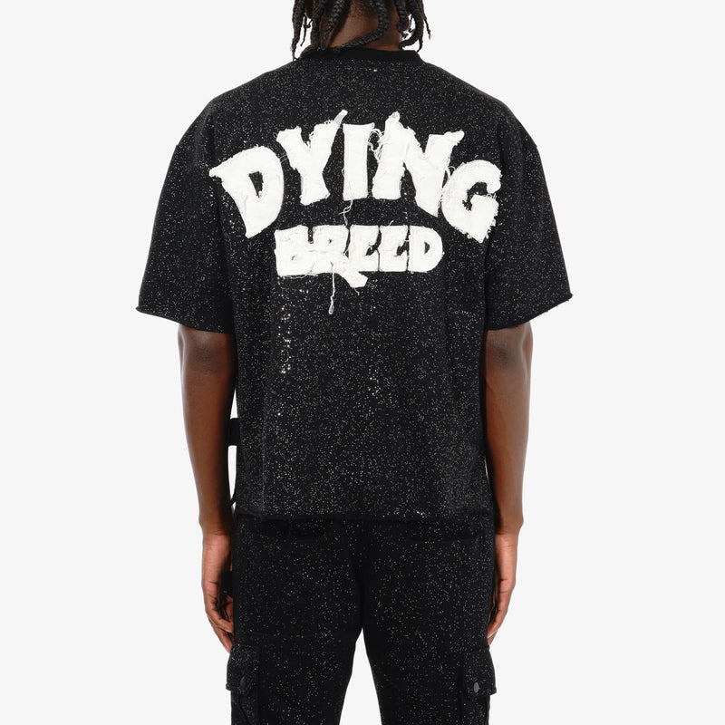 VOYAGE STUDIO 'Slayer' Cropped T-Shirt (Black) 53T02