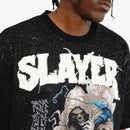 VOYAGE STUDIO 'Slayer' Cropped T-Shirt (Black) 53T02