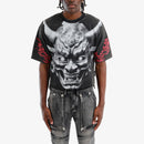 VOYAGE STUDIO 'Dark Side' Cropped T-Shirt (Black) 51T16