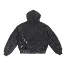 First Row 'Stud Logo' Hood Jacket (Black) FRJ2131A - FRESH N FITTED