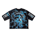 First Row ‘Heavenly Bodies' Cropped T-Shirt (Black) FRM1018A - FRESH N FITTED