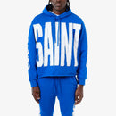 Copper Rivet Saint Cropped Hoodie (Royal Blue) 531082