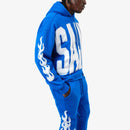 Copper Rivet Saint Cropped Hoodie (Royal Blue) 531082