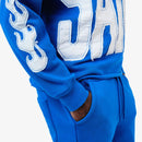 Copper Rivet Saint Cropped Hoodie (Royal Blue) 531082