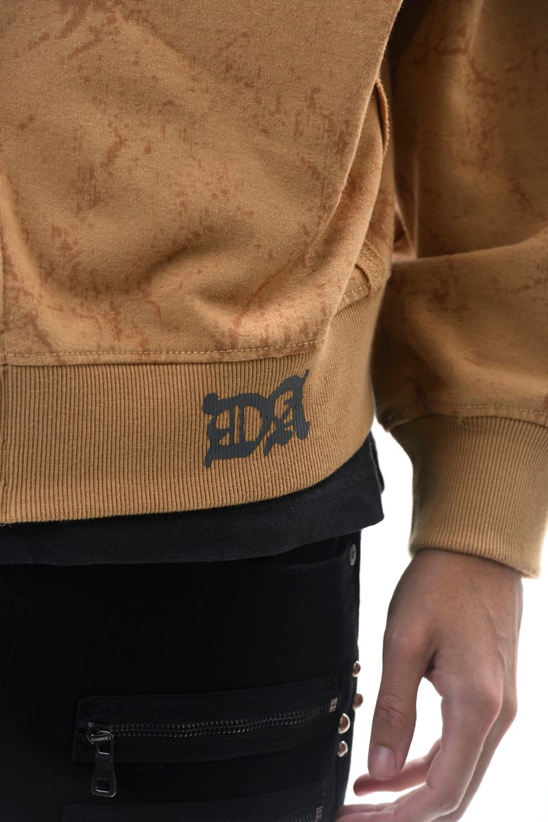 DARKAGES 'Loyalty' Zip Up Hoodie (Timber) DA7014-TIM