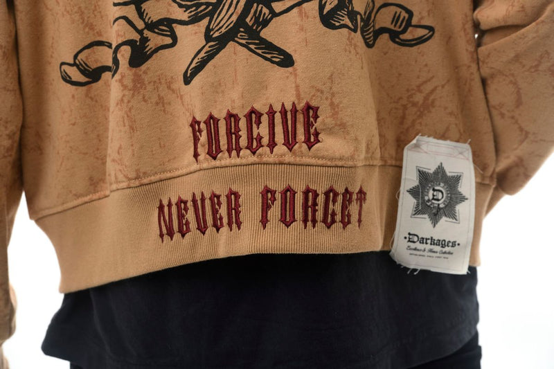 DARKAGES 'Loyalty' Zip Up Hoodie (Timber) DA7014-TIM
