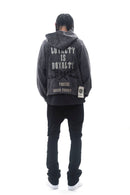 DARKAGES 'Loyalty' Zip Up Hoodie (Dk.Grey) DA7014-DGY - FRESH N FITTED