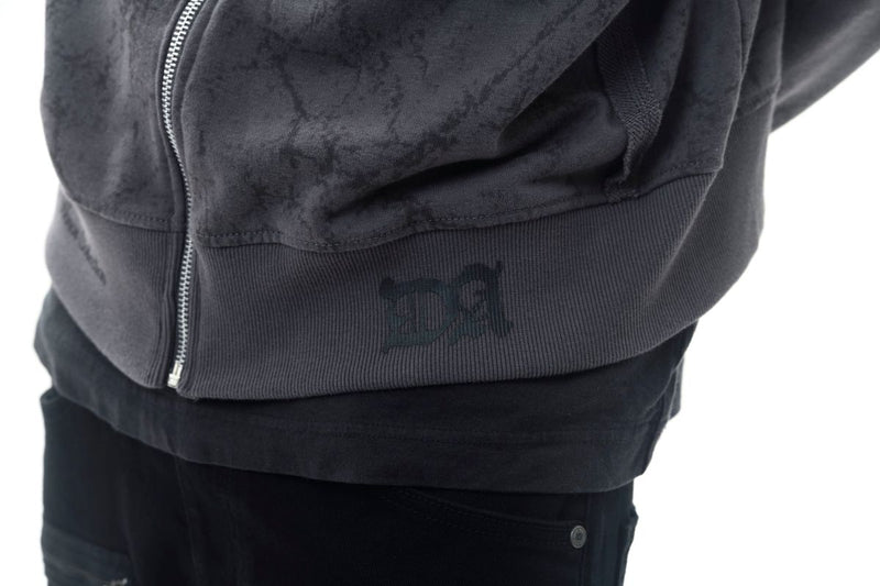 DARKAGES 'Loyalty' Zip Up Hoodie (Dk.Grey) DA7014-DGY