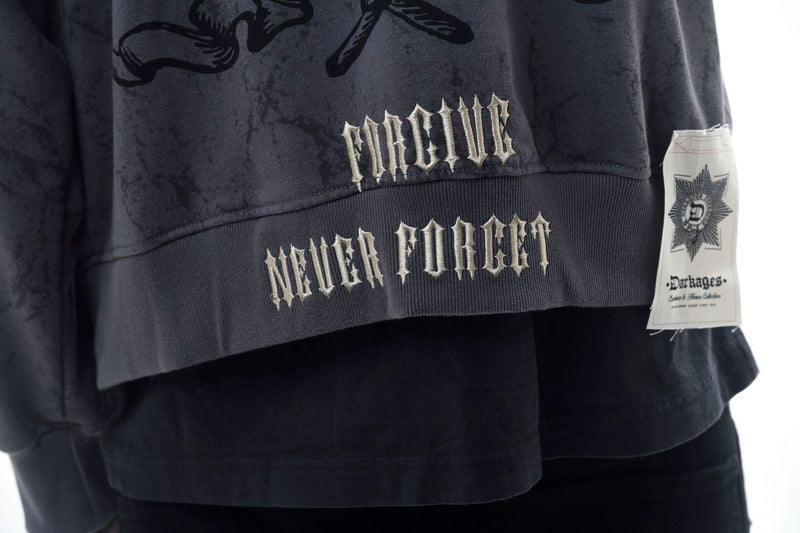 DARKAGES 'Loyalty' Zip Up Hoodie (Dk.Grey) DA7014-DGY