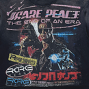 Rare Peace 'T-800' Oversized Rhinestone Cropped Longsleeve T-shirt (Black) RK5068