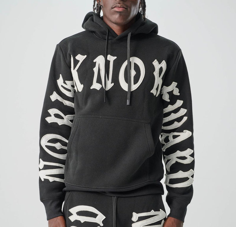 Spark 'No Risk No Reward' Hoodie (Black/White) S5201