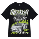 3Forty Inc Freedom t-shirt black A180