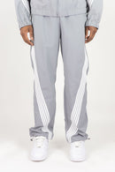 Rebel Minds 'Bent Stripes' Nylon Sweatpants (Grey) 100-490
