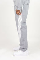 Rebel Minds 'Bent Stripes' Nylon Sweatpants (Grey) 100-490