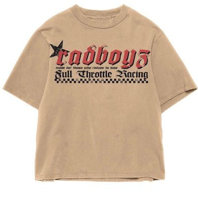 Rad Boyz 'Driver' S/S T-Shirt (Tan) RB-KT-038