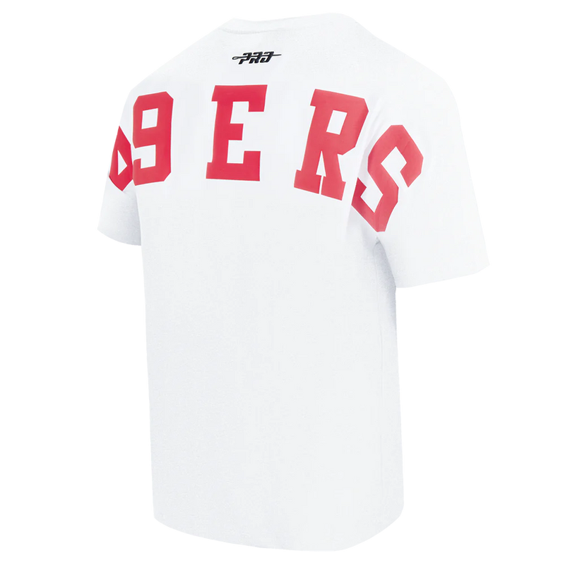 Pro Standard 'San Francisco 49ers Wingspan' Drop Shoulder T-Shirt (White) FS41410470